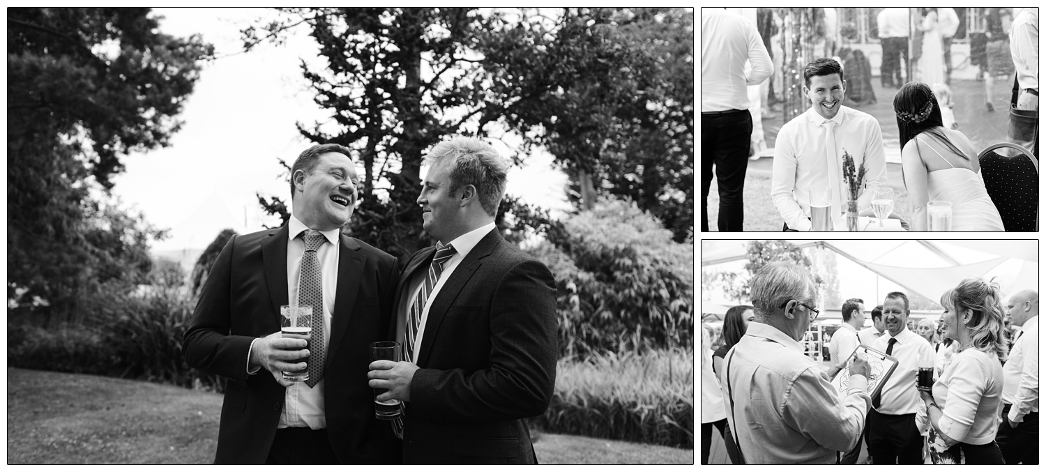 Candid pictures from wedding guests at Friern Manor