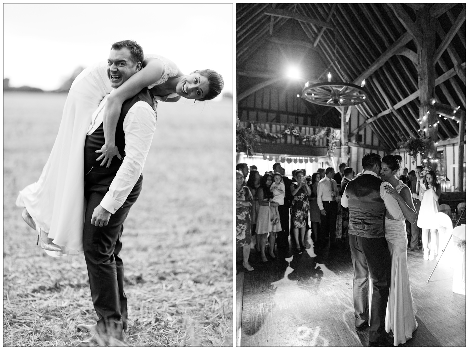 First dance at Pledgdon Barn.