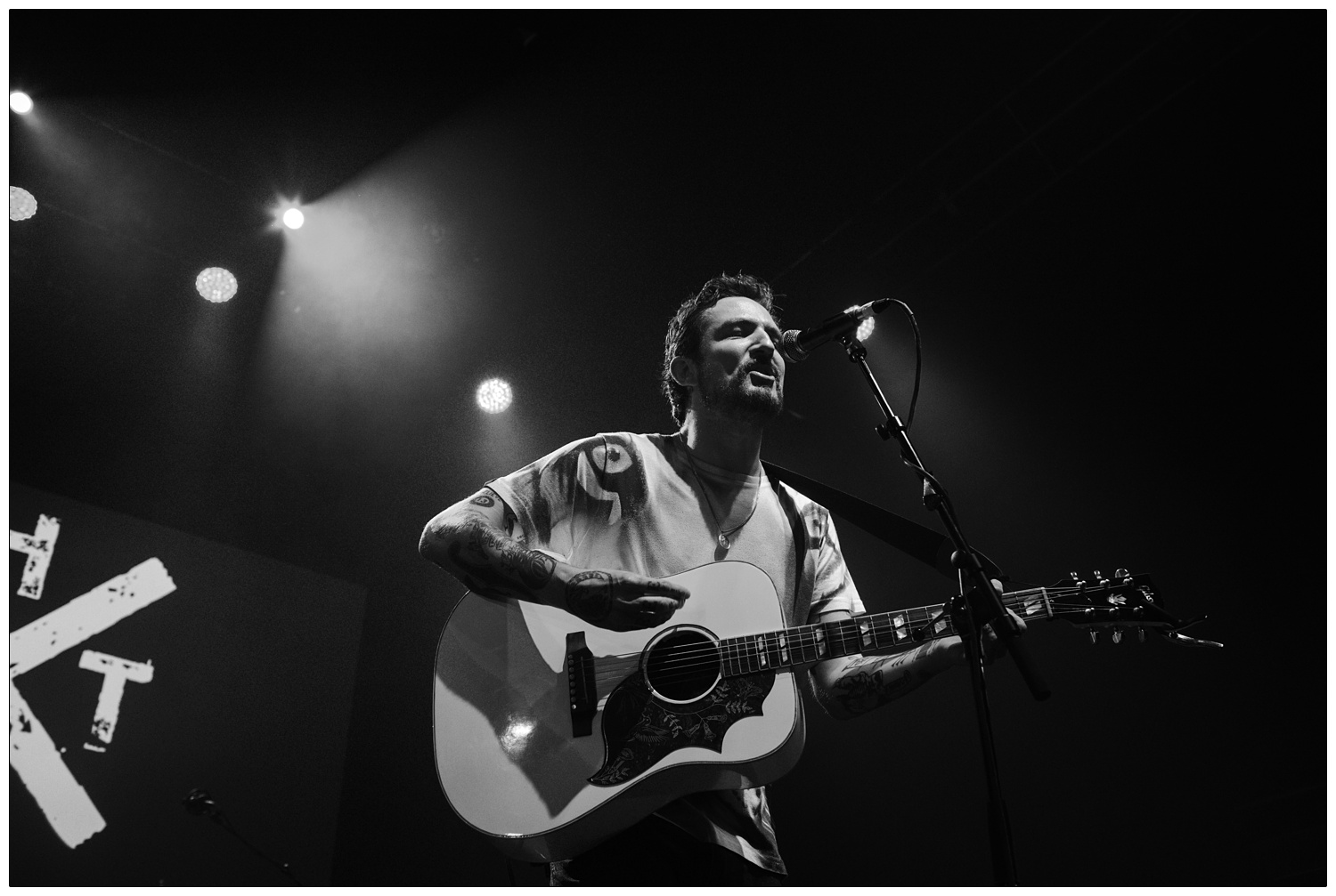 Frank Turner performing at A Peaceful Noise
