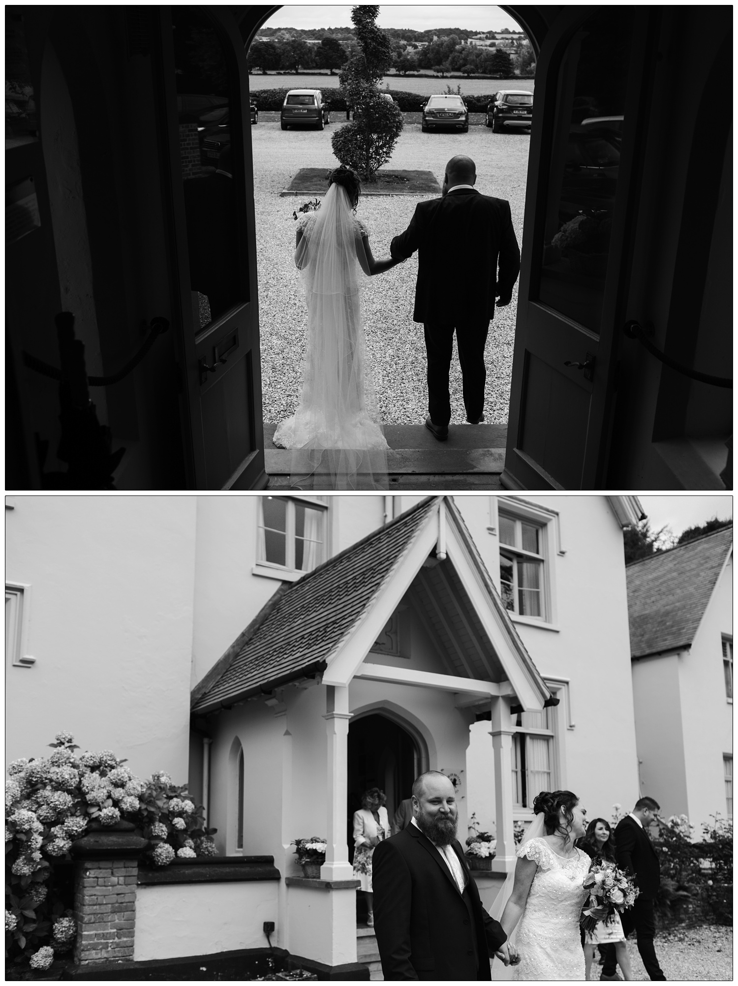 black and white photographs at Colchester wedding