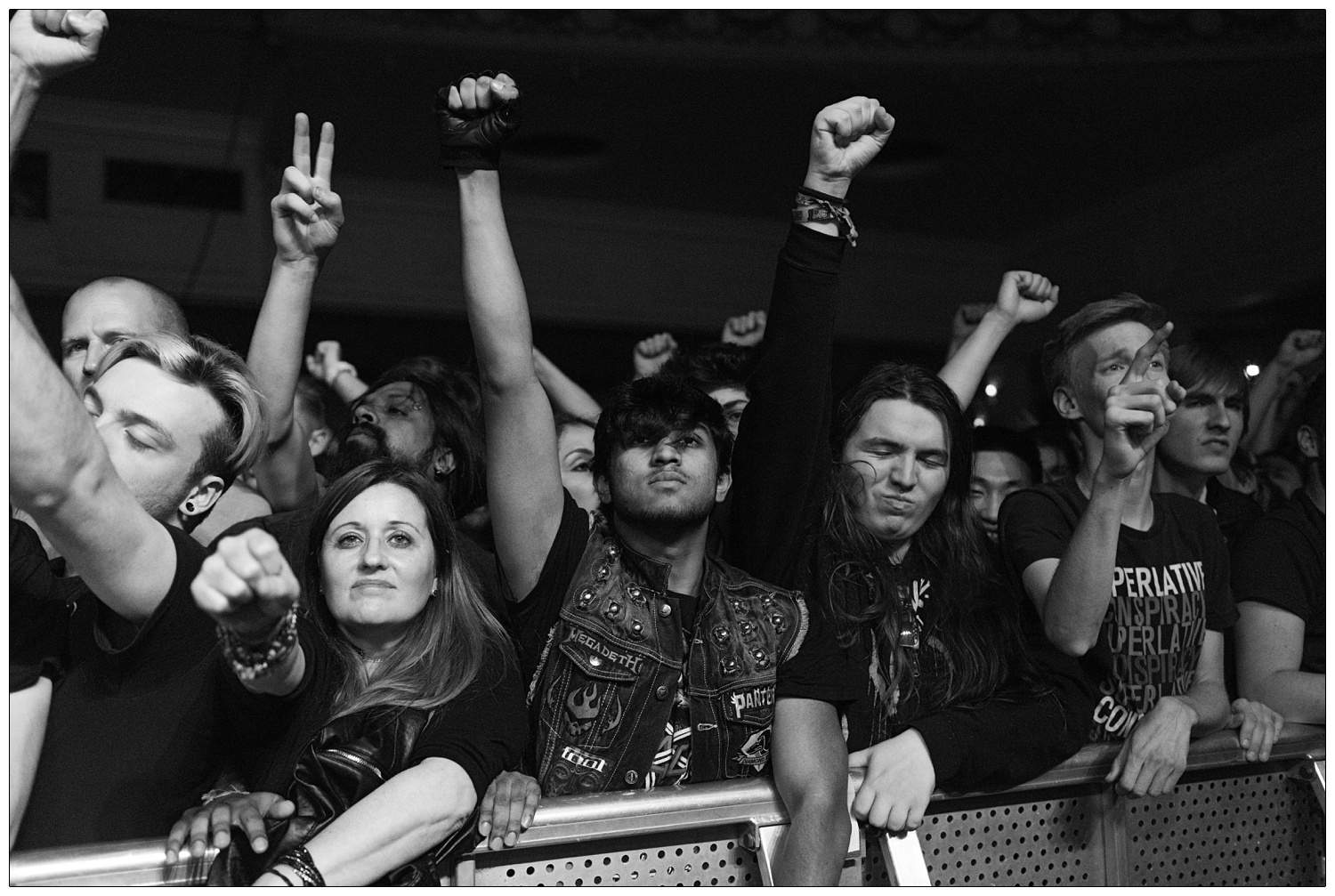 The audience for Prophets of Rage at Brixton.