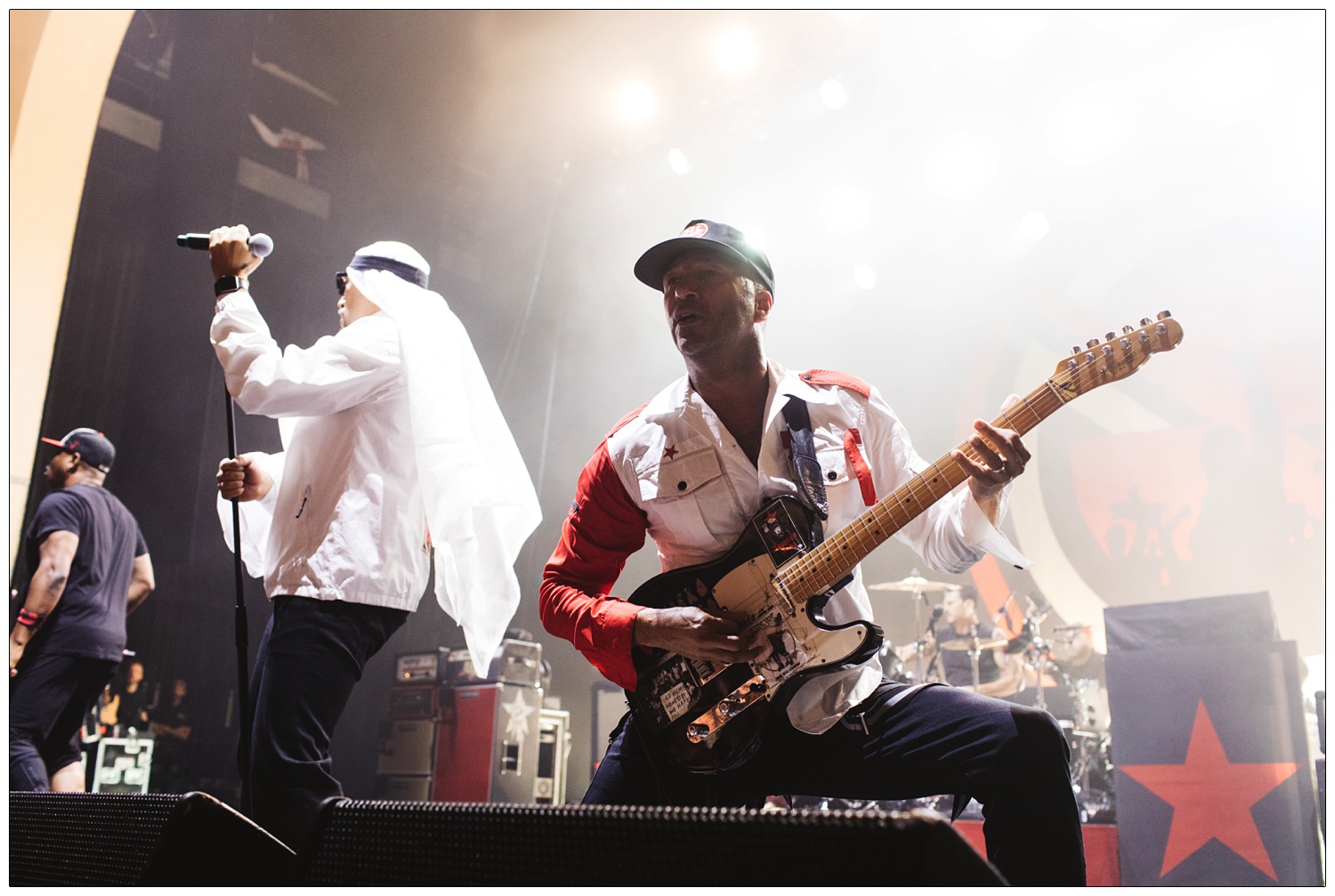 Tom Morello and B-Real with Prophets of Rage at Brixton Academy.