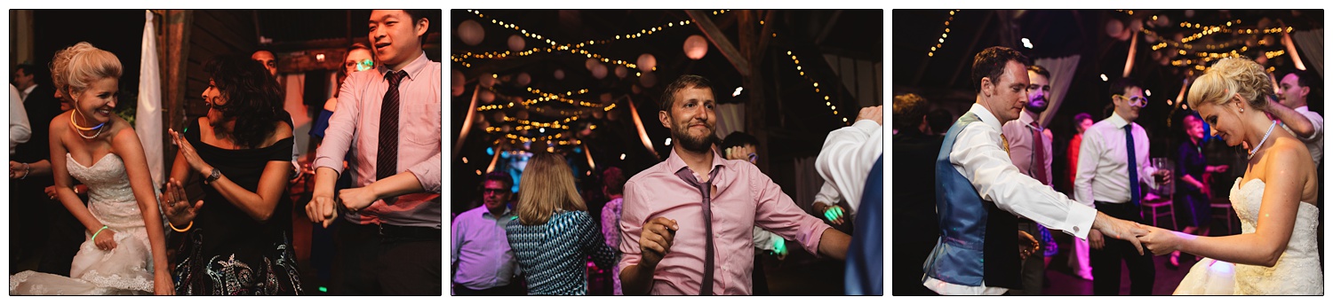 Bride and groom dancing at their wedding.