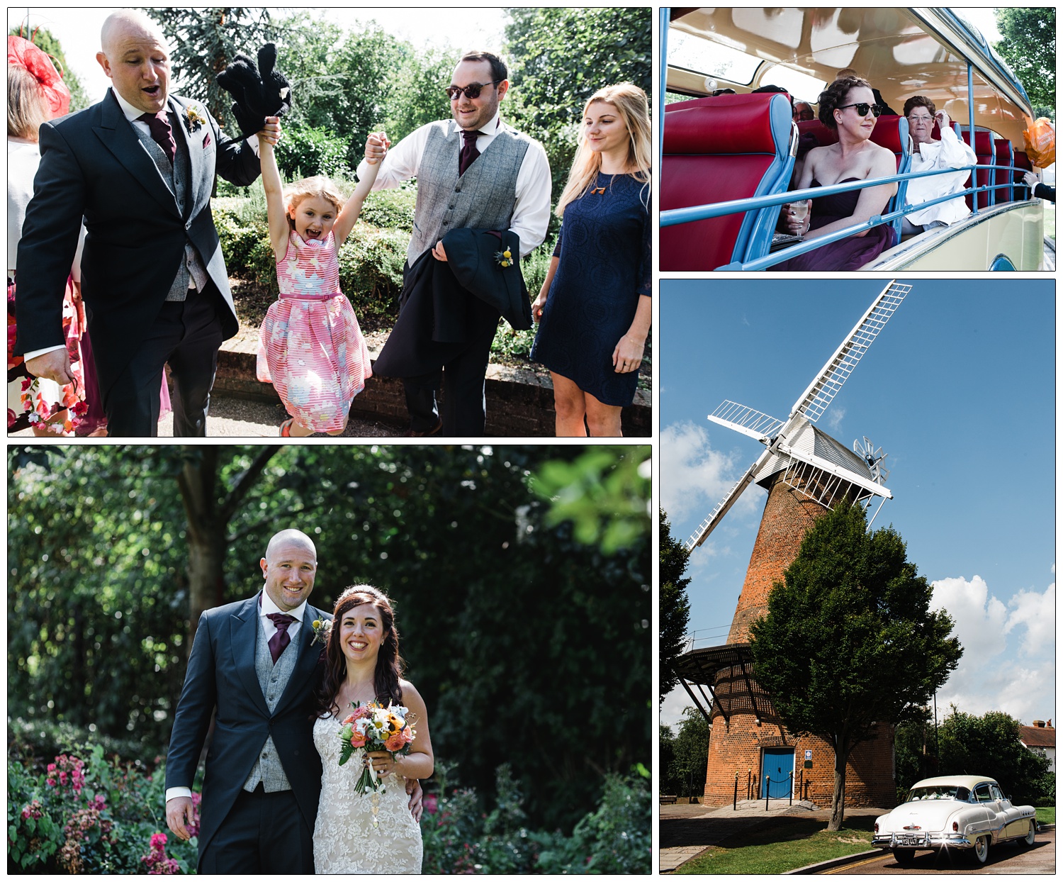 The Rayleigh Windmill and a couple who just got married.
