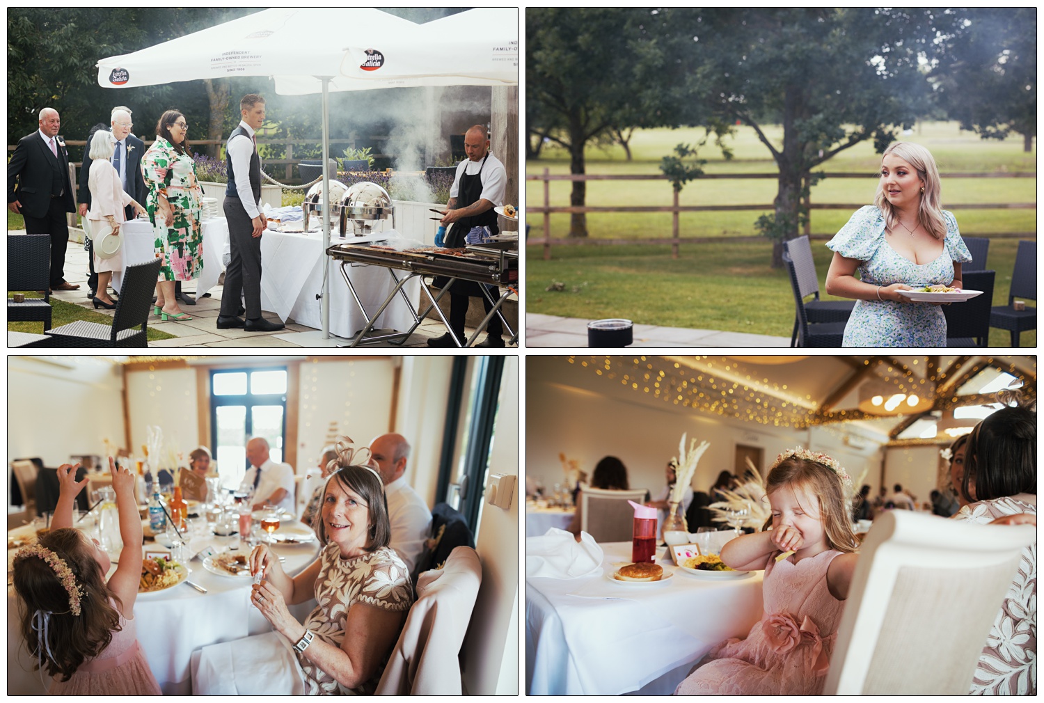 A wedding barbecue at Fynn Valley Terrace.