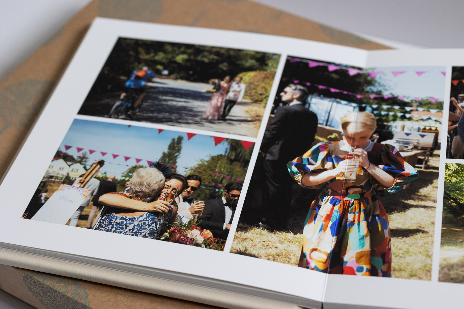 Essex documentary wedding photographer offering handbound albums by Folio. Pricing.
