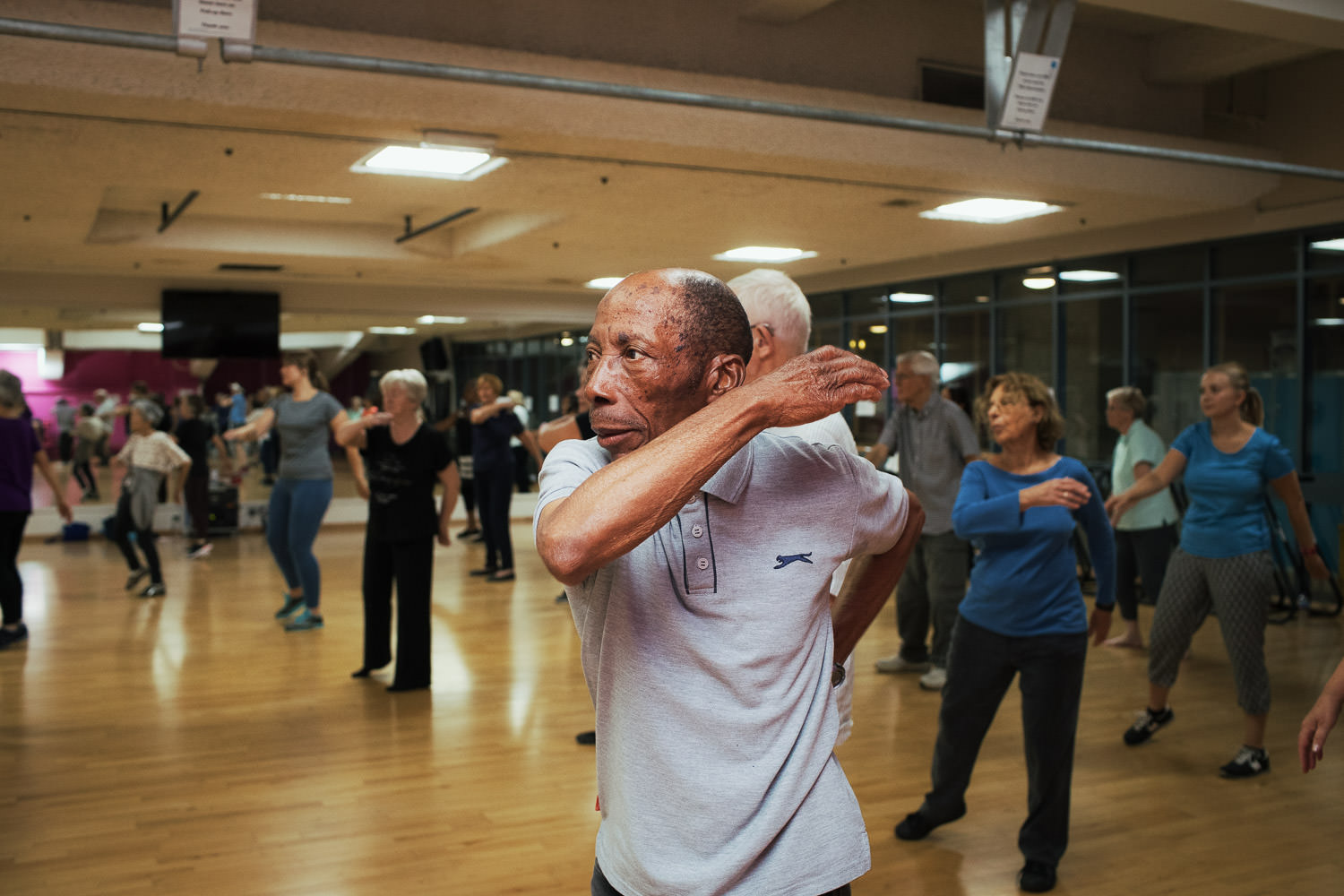 Zumba lesson at the YMCA 112 Great Russell St, London, WC1B 3NQ