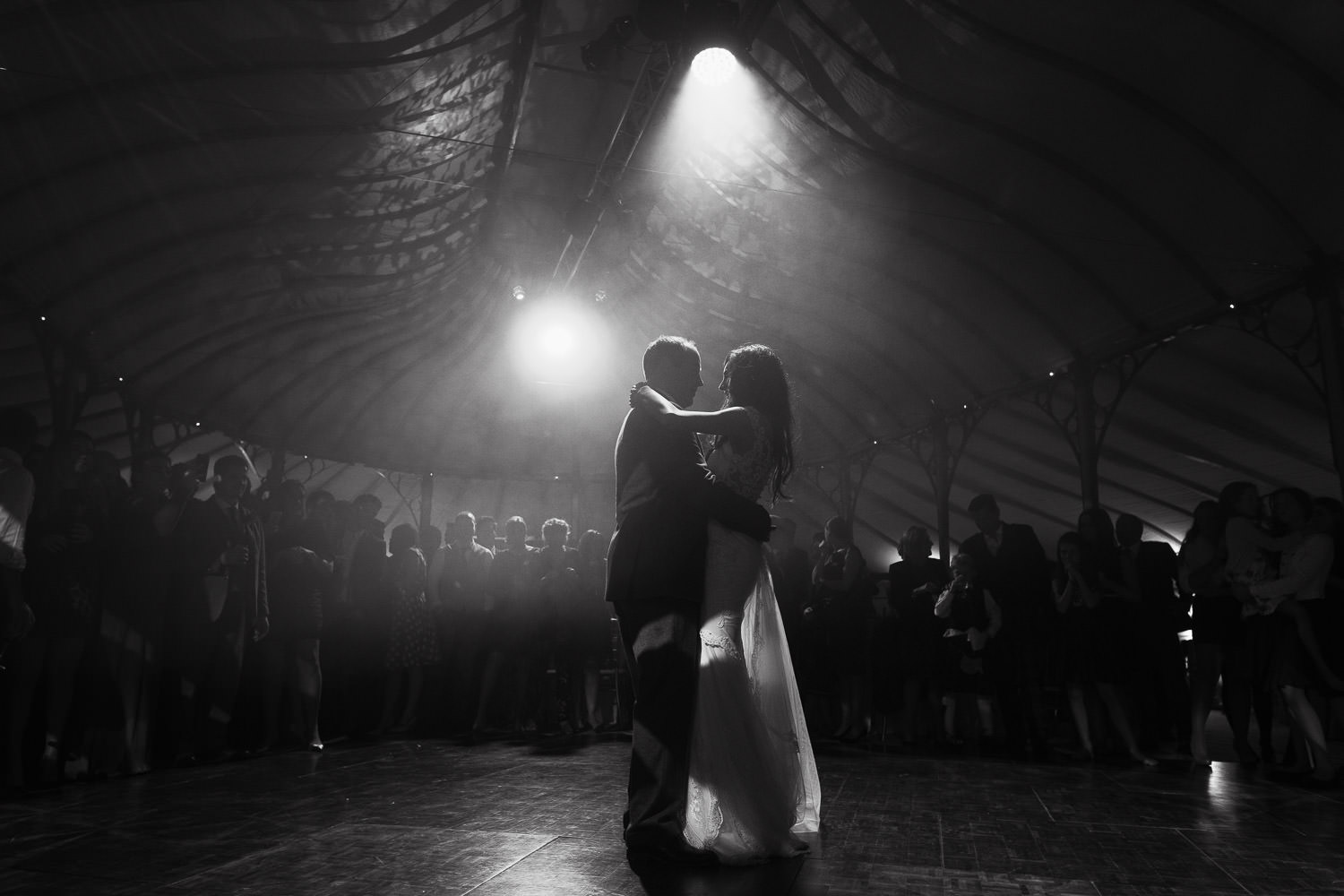 Bohemia Canvas Orangery Wedding in Essex. The first dance.